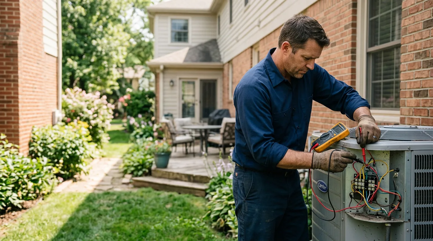 HVAC technician working near Lawsonville, NC